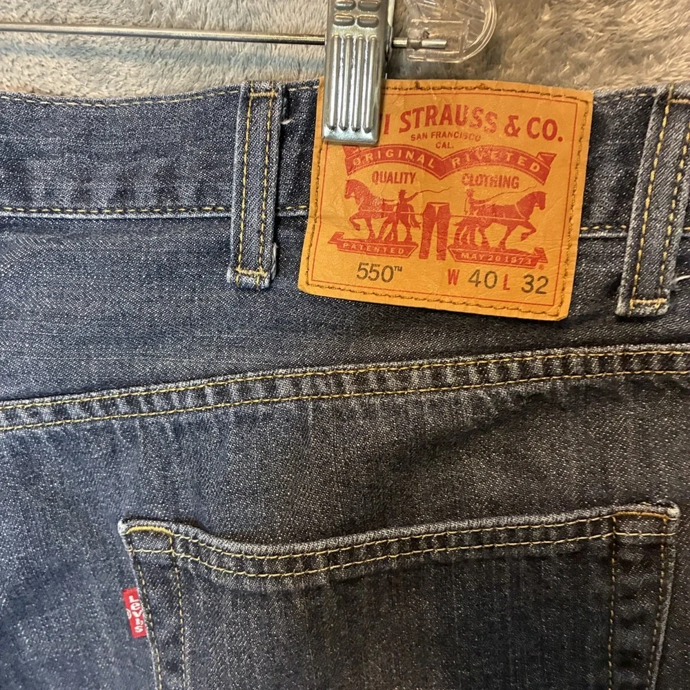 Levi's 550 Men Relaxed Fit Denim Jean 40x32 Classic Modern Basic Everyday Cotton